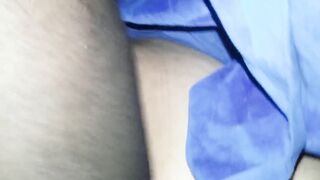 Black cock for my wife's hairy pussy