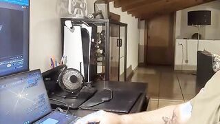 Segretaria Bbw scopata e inculata con sborrata sulle tettone