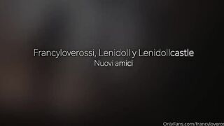 Trio con due dolci amiche maiale