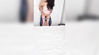 Scopata dal vicino di casa in piedi