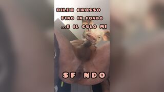 Dildo grosso fino in fondo
