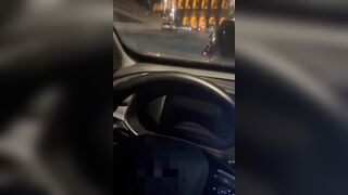 Moglie scopata di notte a Roma all'aperto