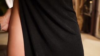 Una cena romantica acon pompino a sorpresa