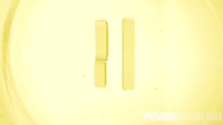 Mar1s4 L3one Bukkake con 100 sborrate in bocca