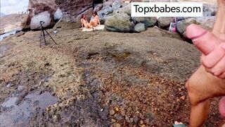 SEGA IN SPIAGGIA: ritrovo le due puttanelle che hanno visto il mio cazzo nel parchegg