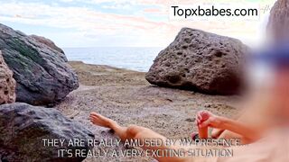 SEGA IN SPIAGGIA: ritrovo le due puttanelle che hanno visto il mio cazzo nel parchegg