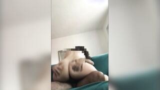 Moglie culona al galoppo amatoriale