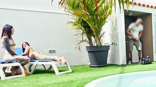 Due fiche ci provano col tipo della piscina