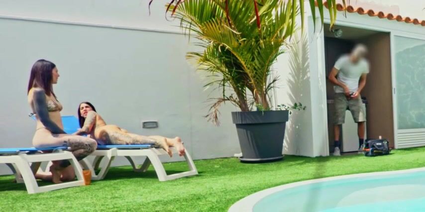 Due fiche ci provano col tipo della piscina