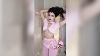 Valentina Nappi in rosa