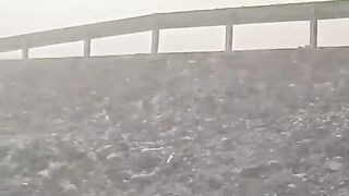 Moglie esibizionista all'aperto