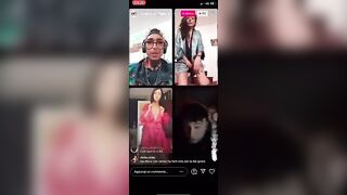 Francesca mettiti a novanta dai - Live instagram