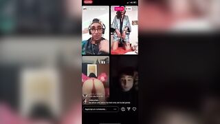 Francesca mettiti a novanta dai - Live instagram