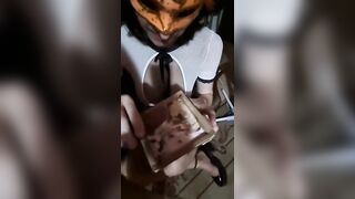 Pompino gustoso con gelato