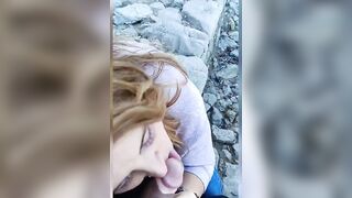 Pompino moglie al mare