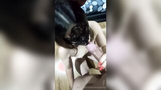 Pompino pov amatoriale moglie con mascherina