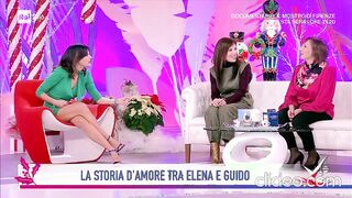 Bianca Guaccero in total green