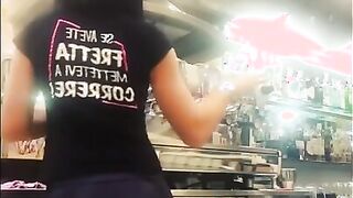 Barista Trento con culo perfetto