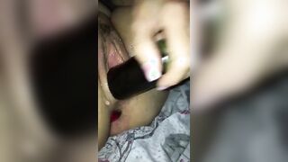 Una melanzana in fica per godere