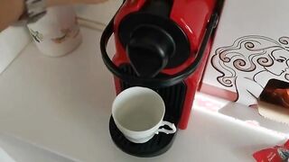 Caffe e fette biscottate con sborra