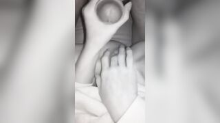 Sega e ditalino Coppia italiana in intimità