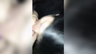 Moglie italiana fa un pompino nel parcheggio a guardone