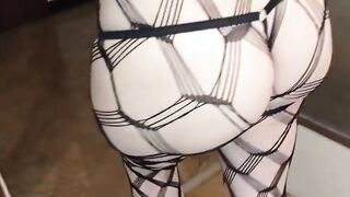 Nel culetto Nico in calze a rete