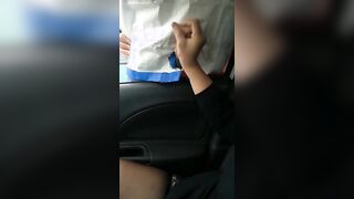 Moglie sega dal finestrino singolo