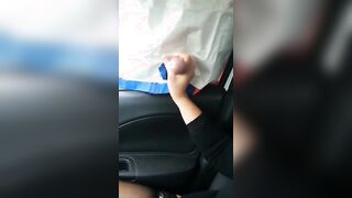 Moglie sega dal finestrino singolo