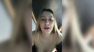 BIONDINA ITALIANA INCINTA si masturba su cam4