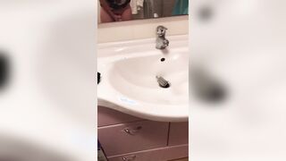 Mia moglie si riprende col cellualre in bagno mentre si masturba