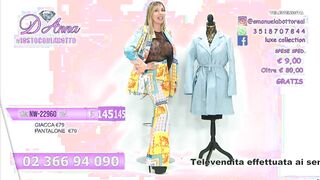 Emanuela Botto in tv che tette