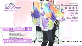 Emanuela Botto in tv che tette