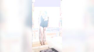 Alessia Marcuzzi shuting sexy