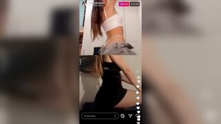 Martina e Elena hot instagram live