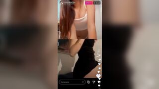 Martina e Elena hot instagram live